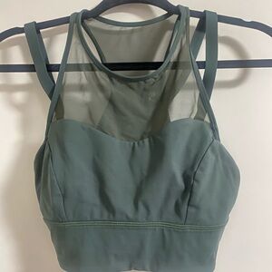 Lulu Lemon Mesh Panel Sports Bra & Shorts
